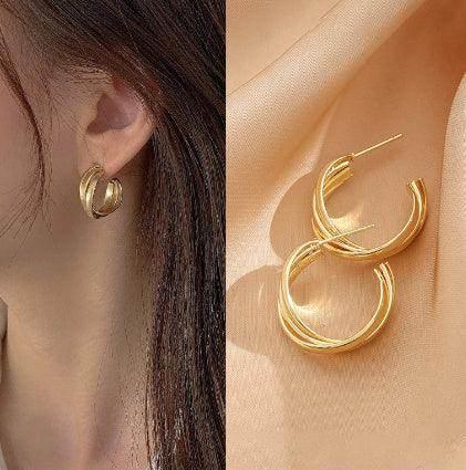 Wind Leaf Earrings – Korean High-End Style - ZA-Zola