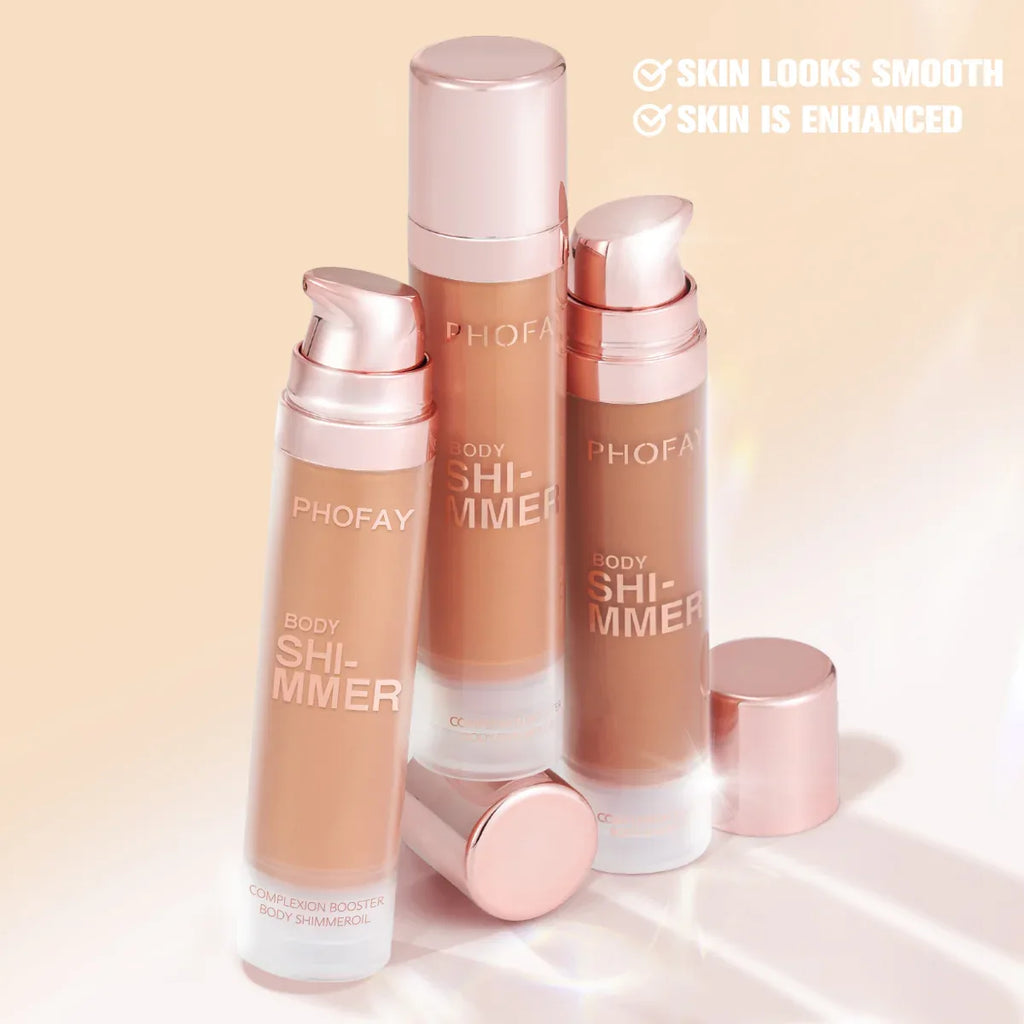 Body Shimmer Oil – Lightweight Silky Shimmer Glow - ZA-Zola