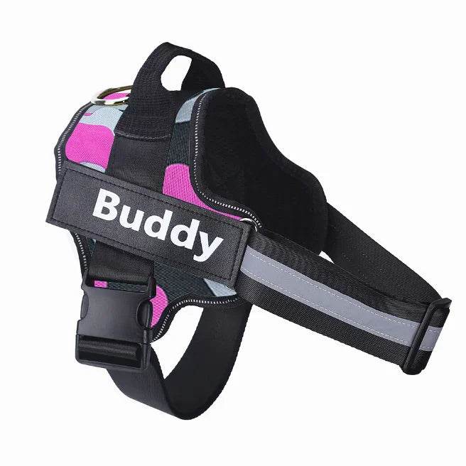 Personalized No-Pull Dog Harness – Reflective & Adjustable - ZA-Zola