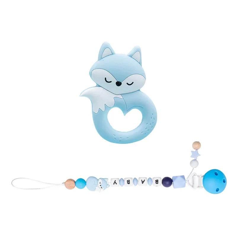 Baby Pacifier Chain | Silicone Teether & Molar Bite - ZA-Zola