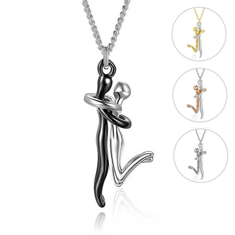 18K Love Hug Necklace – Perfect Couple's Gift - ZA-Zola