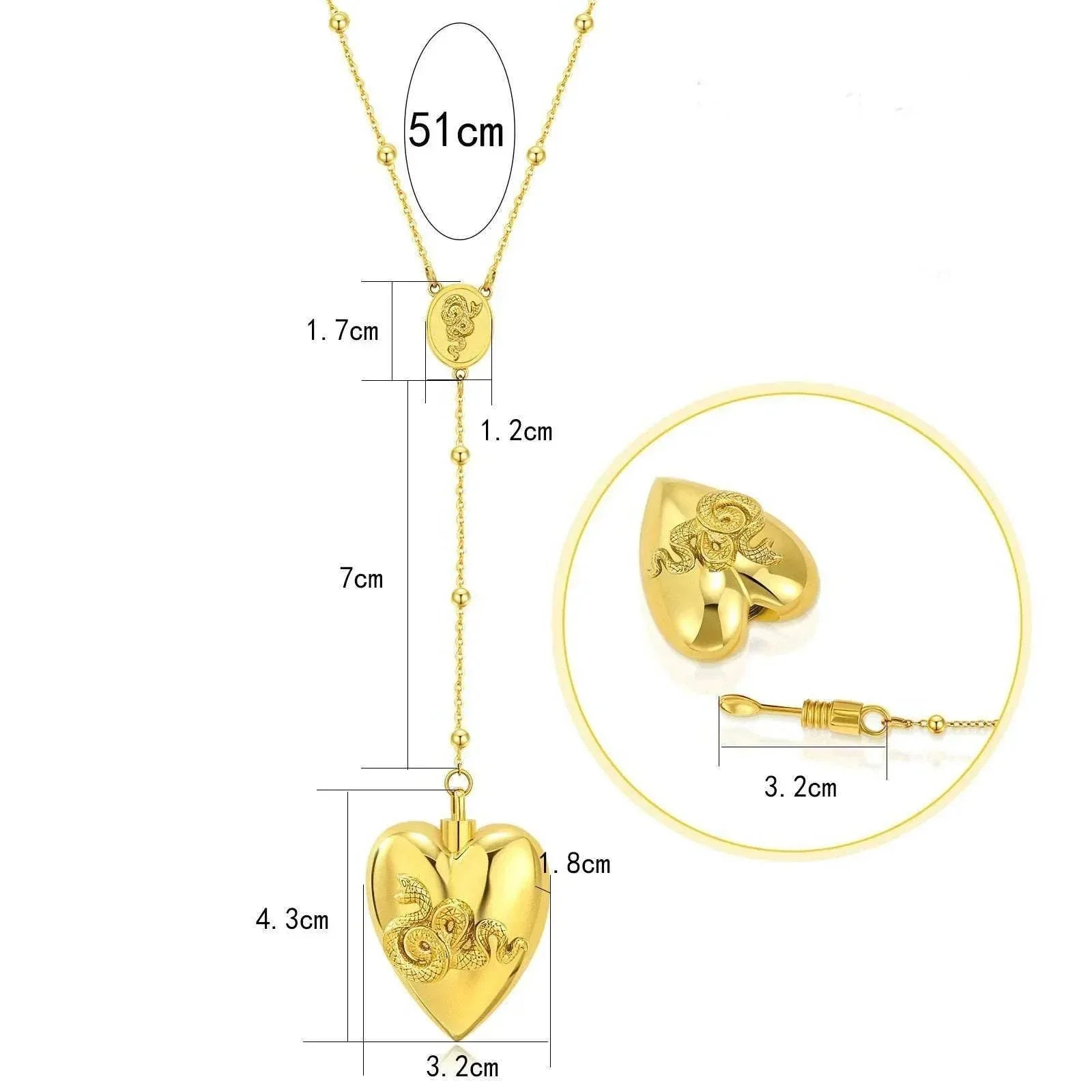 Shop 18K Gold Love Snake Necklace – Order Today! - ZA-Zola