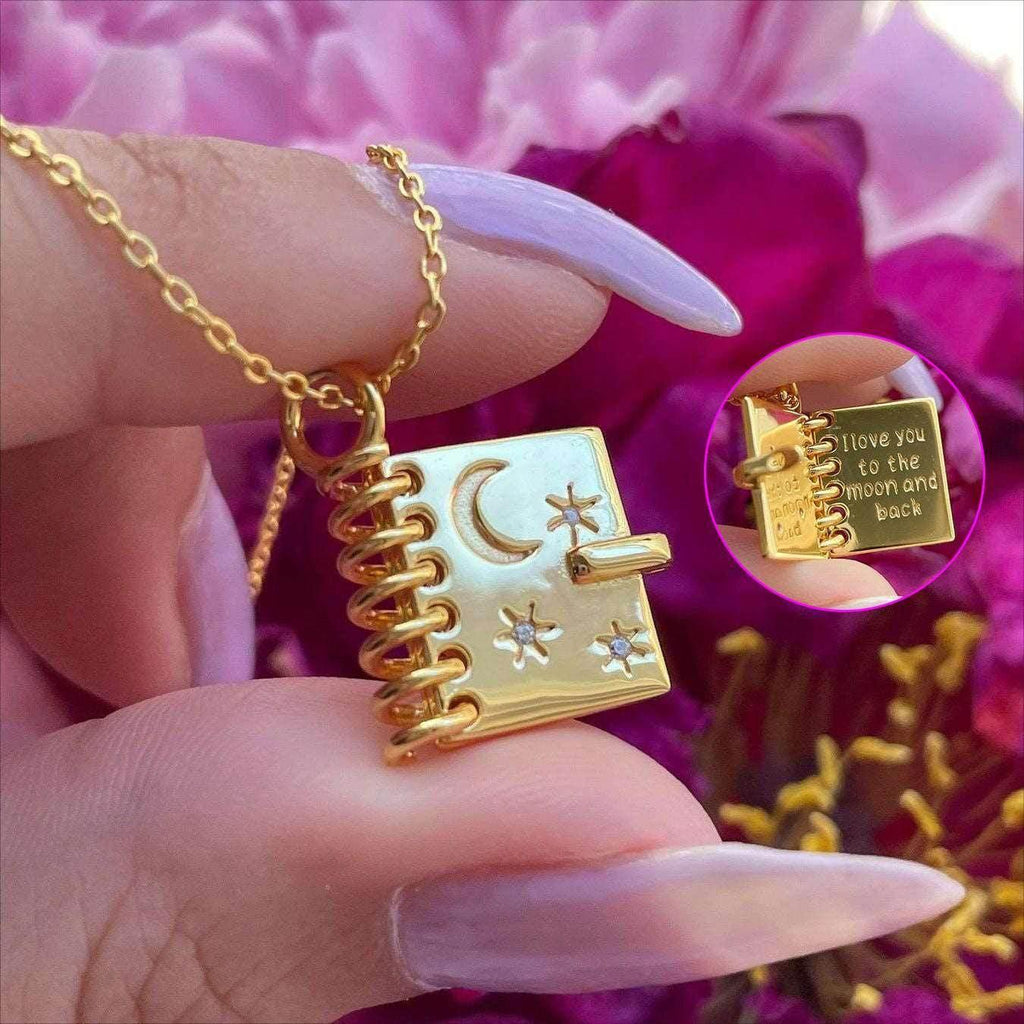 Shop Openable Love Book Necklace – Order Today! - ZA-Zola