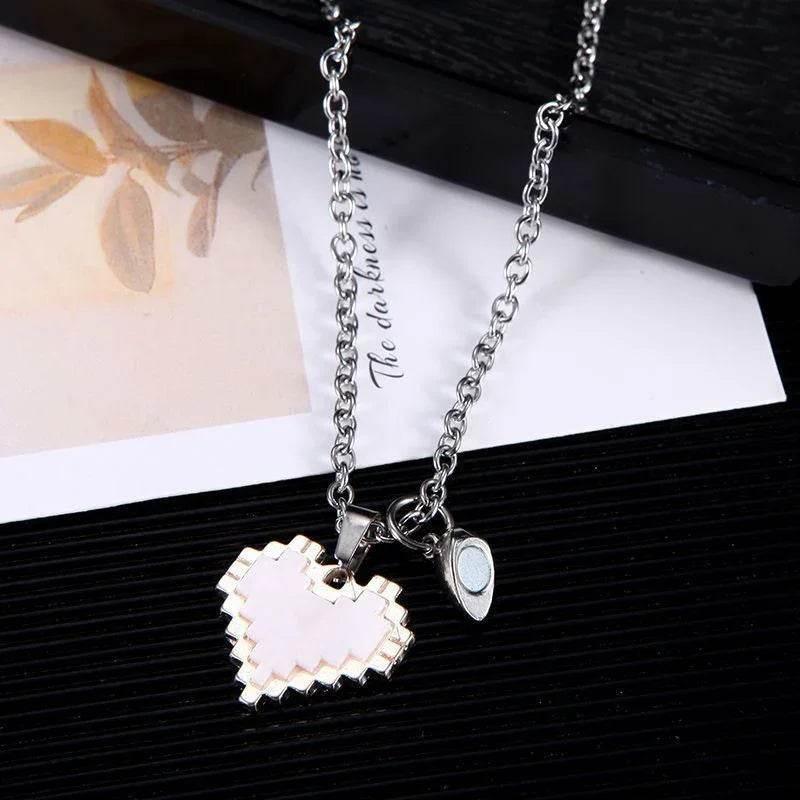Buy Magnetic Heart Couple Necklace – Perfect Gift Now! - ZA-Zola