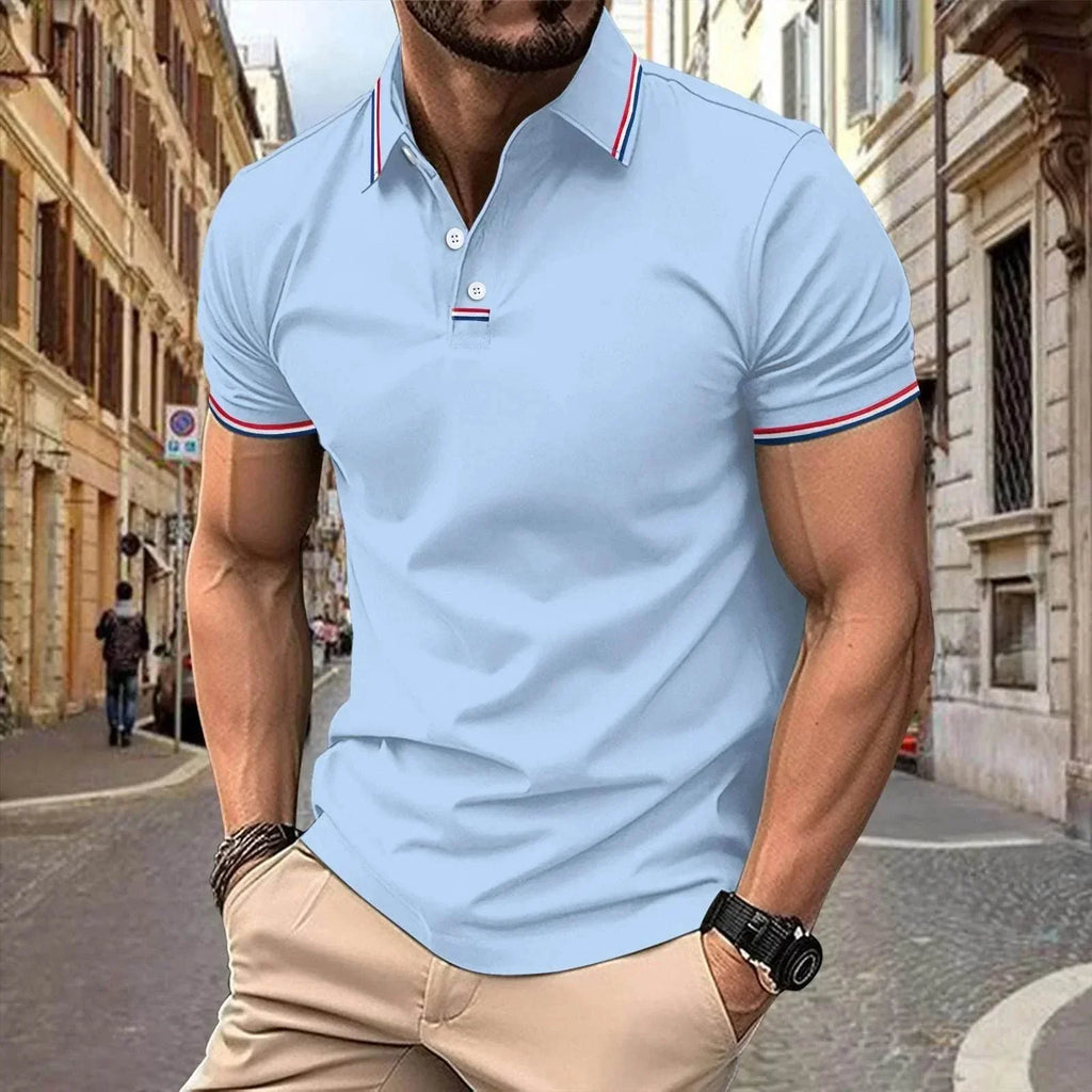 Business Pure Color T-Shirt for Men – Shop Now - ZA-Zola