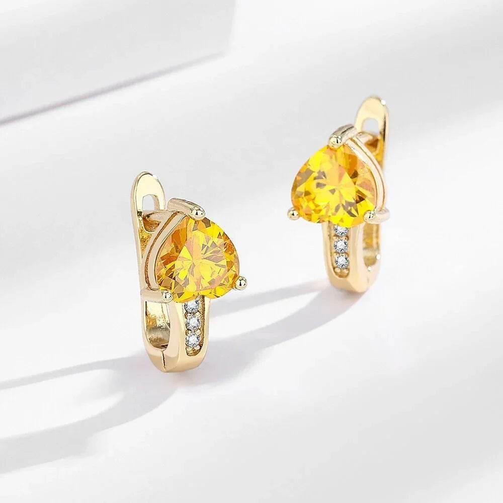 Heart Zircon Ear Clip for Women – Love Inspired - ZA-Zola