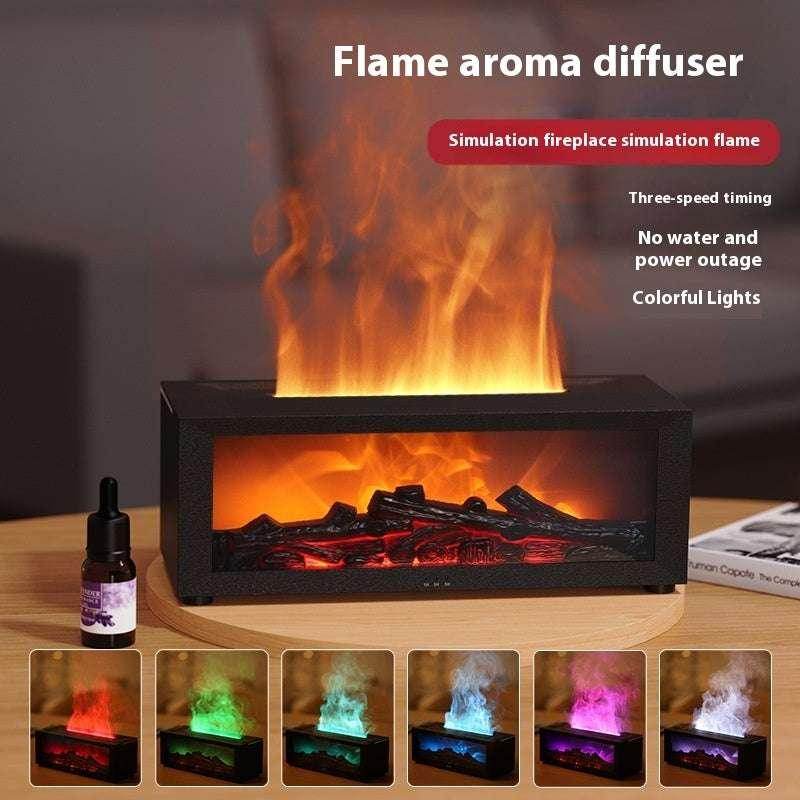 Buy Flame Aromatherapy Diffuser - Large Room Essential Oil Humidifier - ZA-Zola