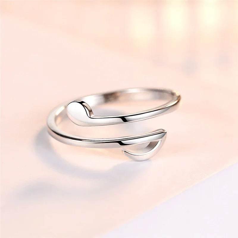 Luxury Adjustable Music Ring – Copper Wedding Band - ZA-Zola