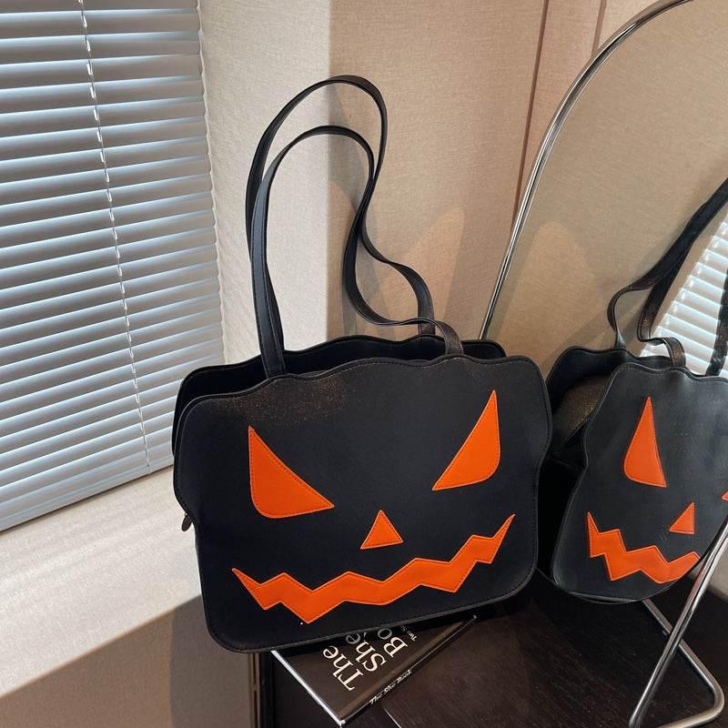 ZA-Zola Women’s Halloween Pumpkin Shoulder Bag - ZA-Zola