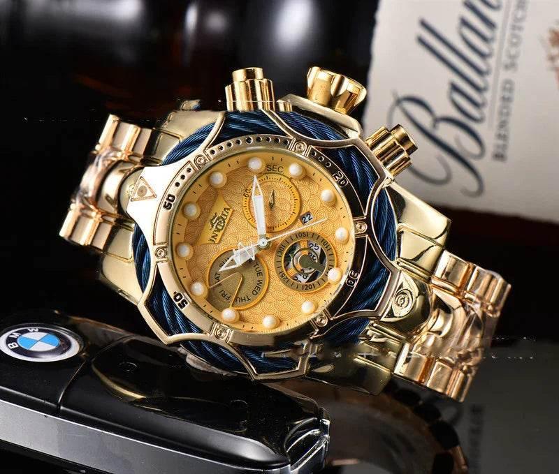 Invicta Large Plate Quartz Watch – Casual Style for Men - ZA-Zola