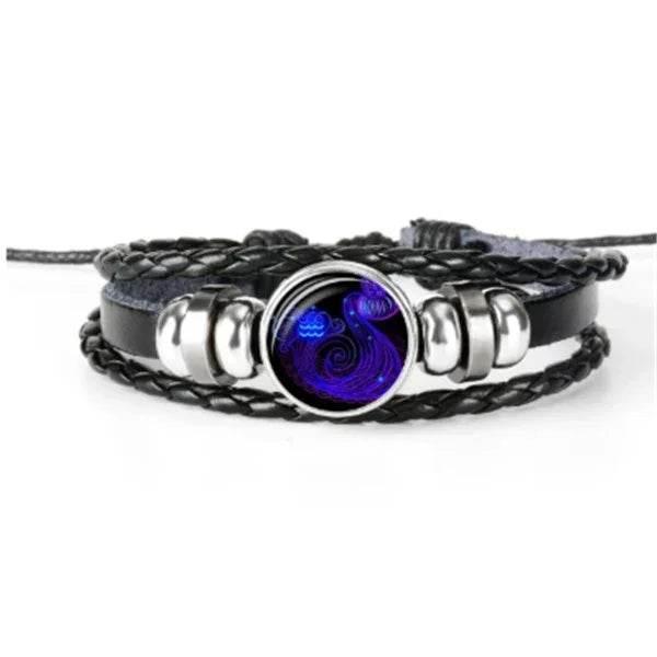 Zodiac Constellation Braided Bracelet for All Ages - ZA-Zola