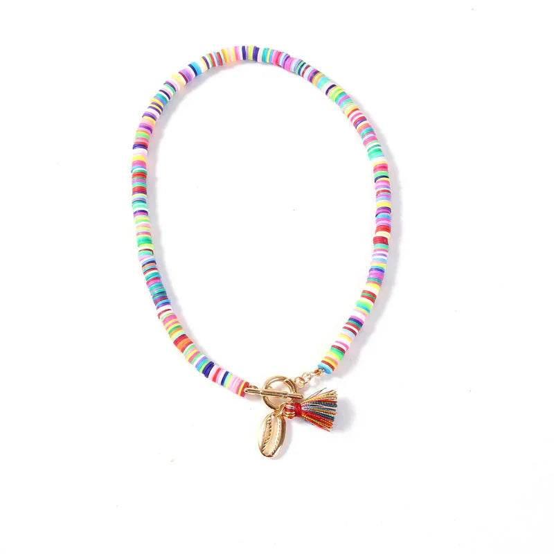 Boho Shell Tassel Necklace – Sweet & Wild Style - ZA-Zola