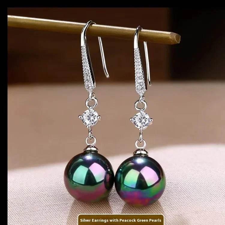 Elegant Face-Slimming Golden Earrings – Luxury Pearl Designs - ZA-Zola