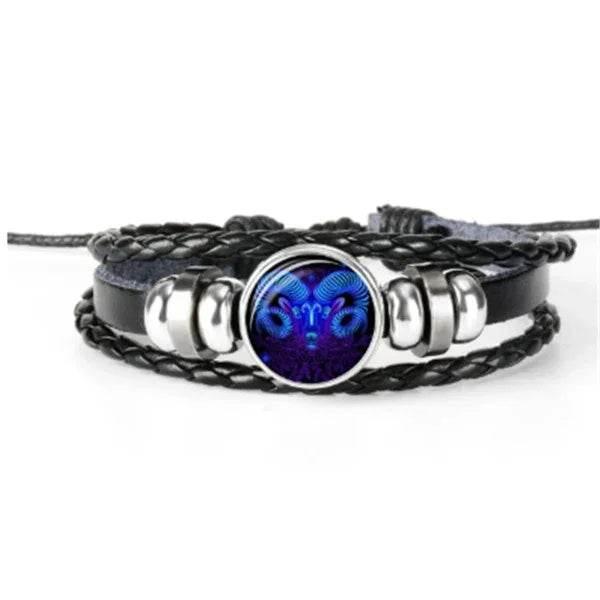 Zodiac Constellation Braided Bracelet for All Ages - ZA-Zola