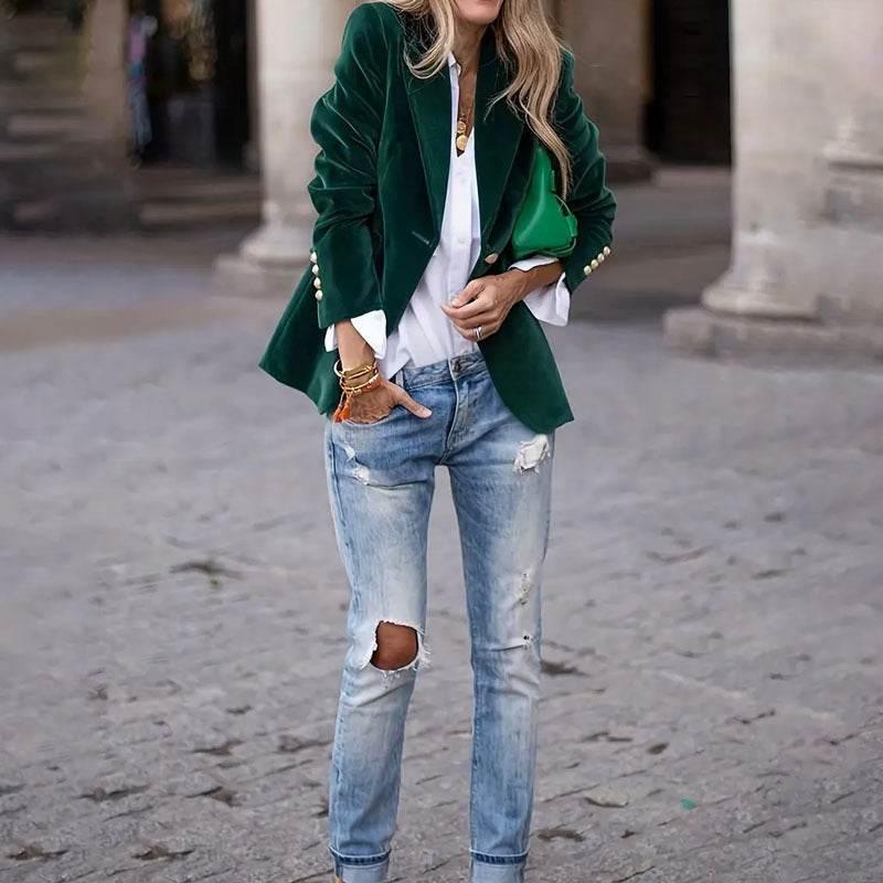 Women's Jacket | Women's Clothing Business Casual Fashion - ZA-Zola