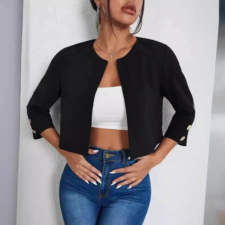 Shop Solid Color Slit Bomber Jacket for Women | Trendy UK Fashion - ZA-Zola
