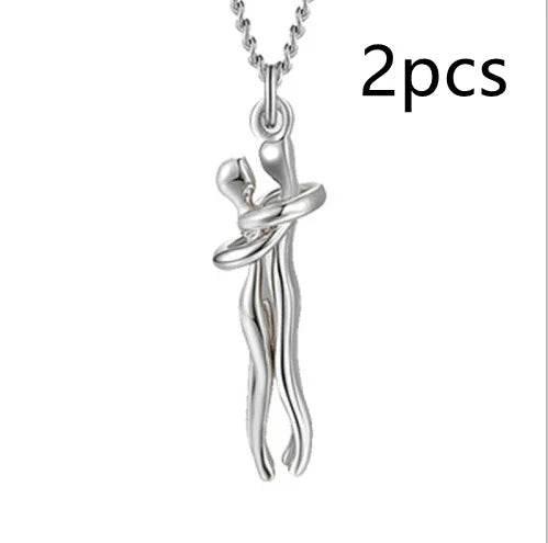 Love Necklace – Hug Clavicle Chain for Couples - ZA-Zola