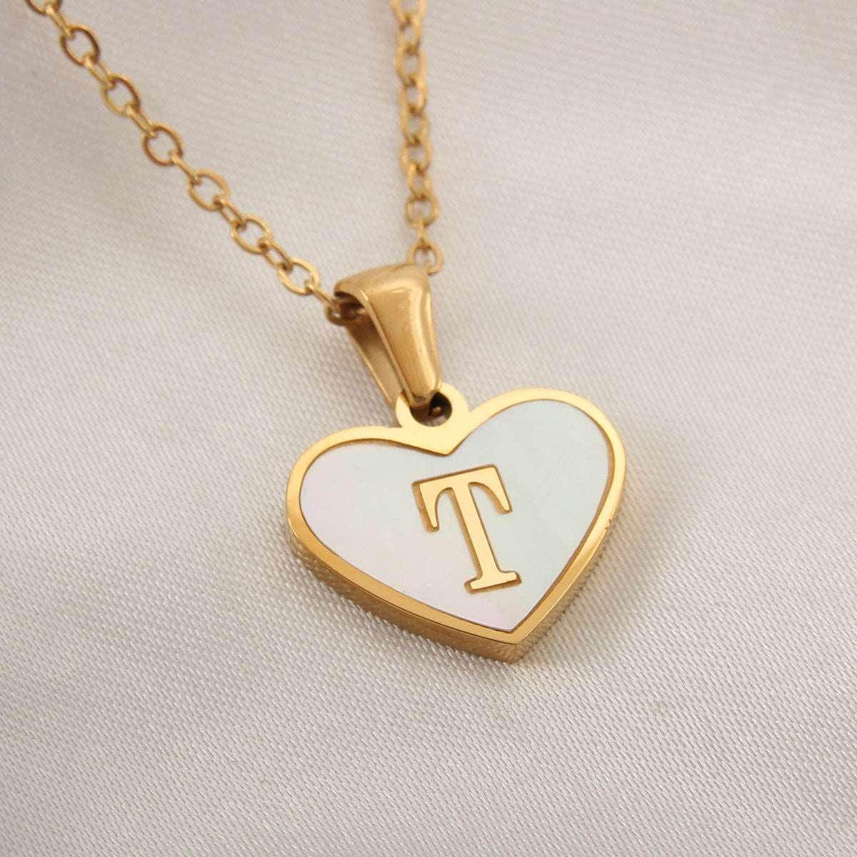 26 Letter Heart Necklace – Personalized Valentine's Gift - ZA-Zola