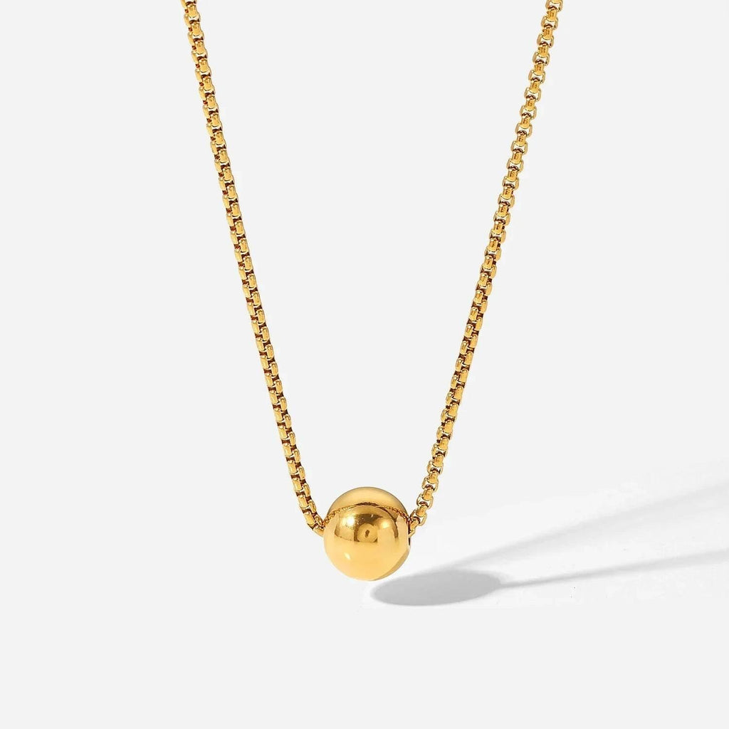 Pull-out 18K Gold Stainless Steel Necklace - Shop Now 18K Gold Necklace - ZA-Zola