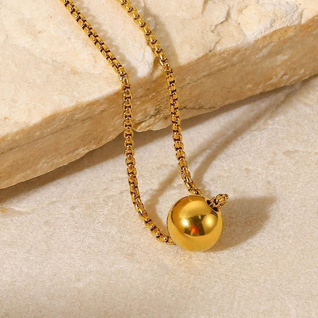 Pull-out 18K Gold Stainless Steel Necklace - Shop Now 18K Gold Necklace - ZA-Zola