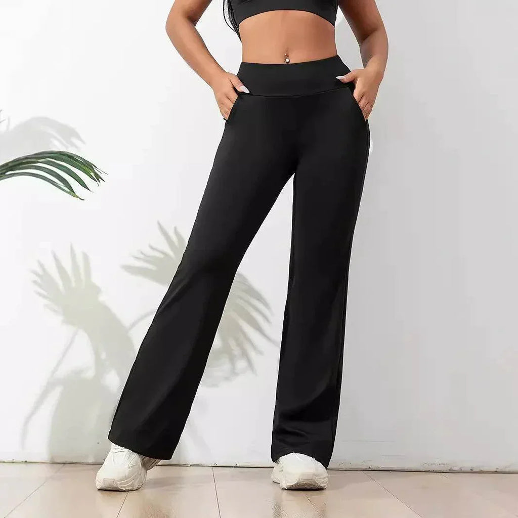 Wide-Leg Sport Pants – Chill Fit, Big Stretch - ZA-Zola