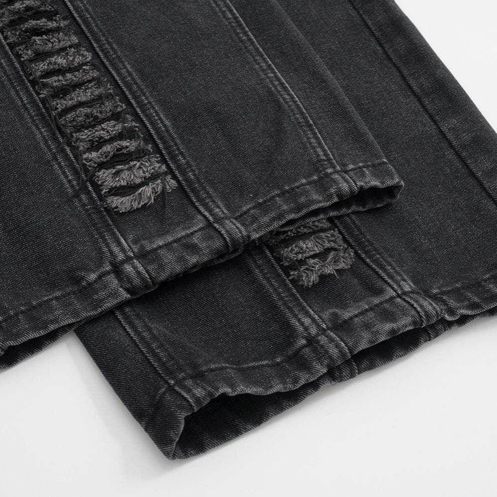 Men's Street Fashion Loose Hole Trousers - ZA-Zola