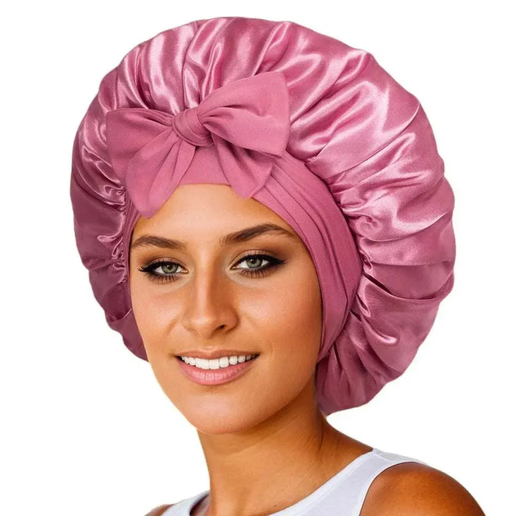 Silk Satin Bonnet for Sleeping – Hair Protection Cap - ZA-Zola