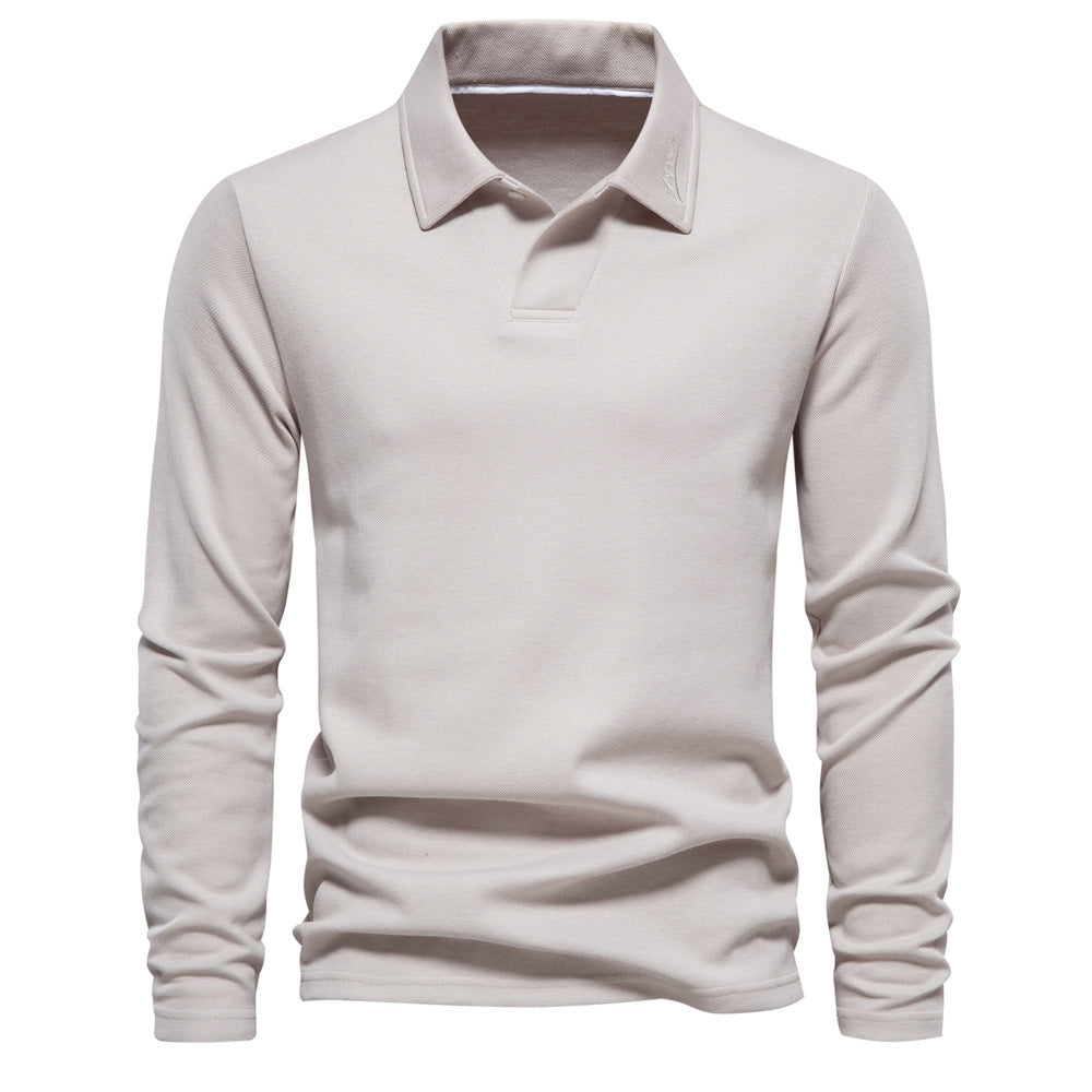 Men’s Long Sleeve Polo Shirt Casual | ZA-Zola