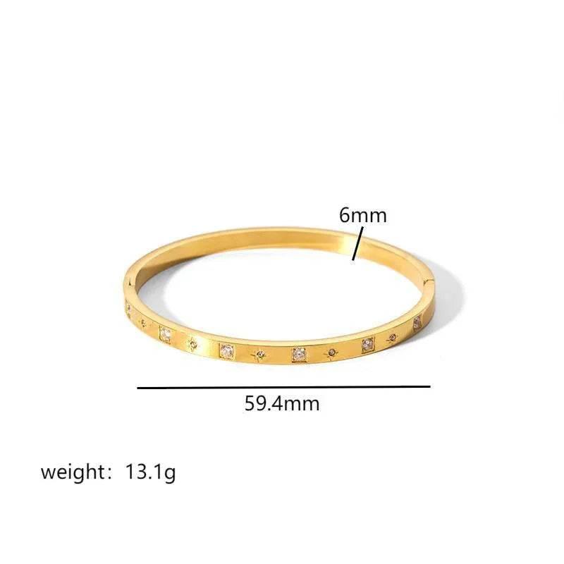 Titanium Steel Star Buckle Bracelet – INS Style - ZA-Zola