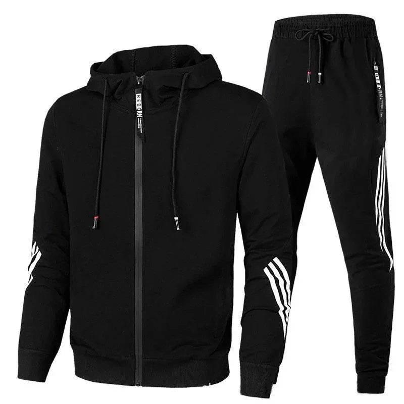 Men's Hooded Sports Set – Tracksuit for All Seasons - ZA-Zola