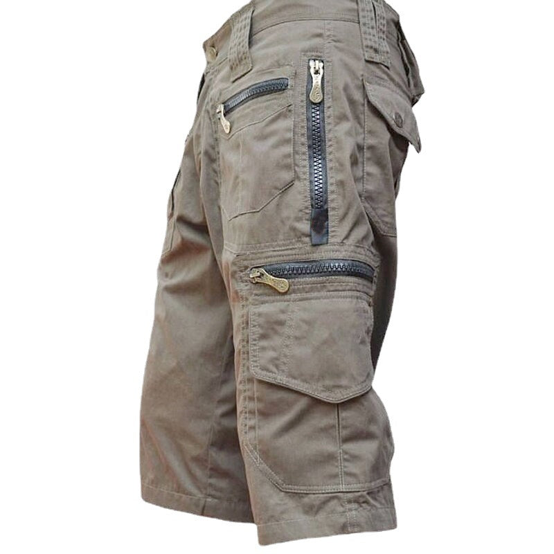 Loose Straight Summer Workwear Shorts for Men | Pure Cotton