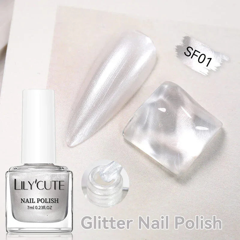 Metallic Mirror Nail Polish – Quick-Dry, No Baking Needed - ZA-Zola