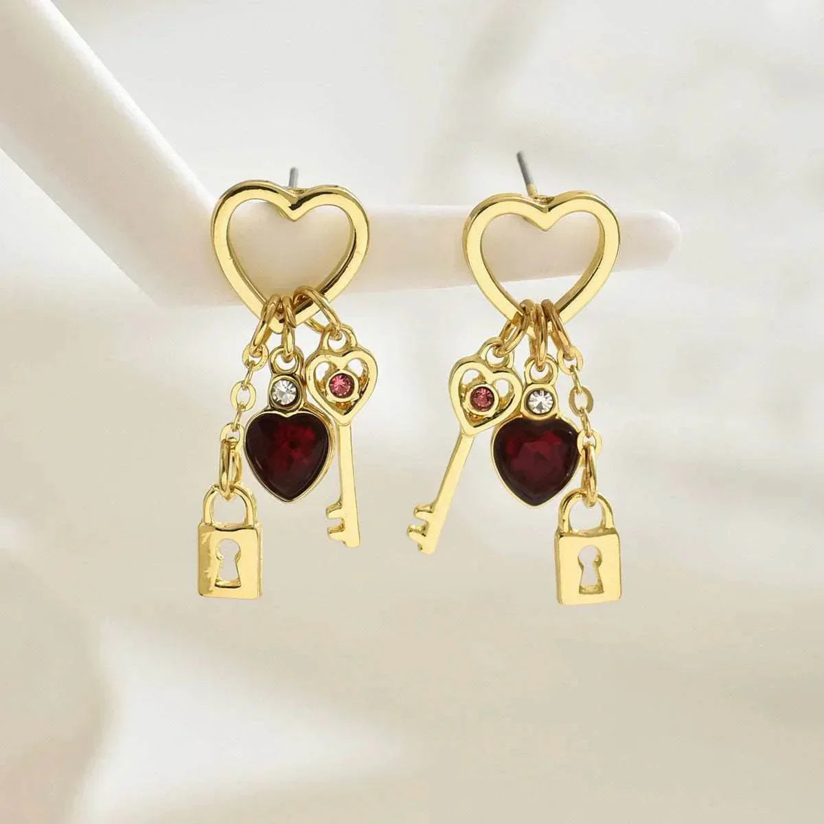 Luxury Love Lock Earrings - Perfect Valentine’s Gift! - ZA-Zola