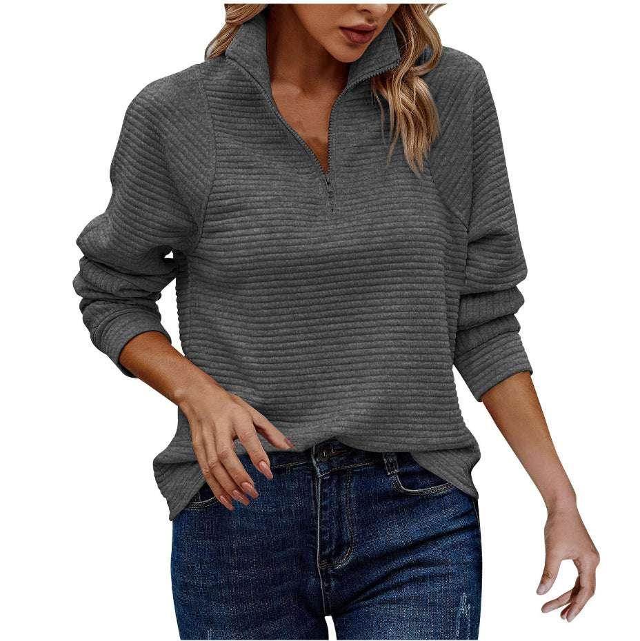 Buy Women's Zipper Pullover – Stylish & Comfy! - ZA-Zola