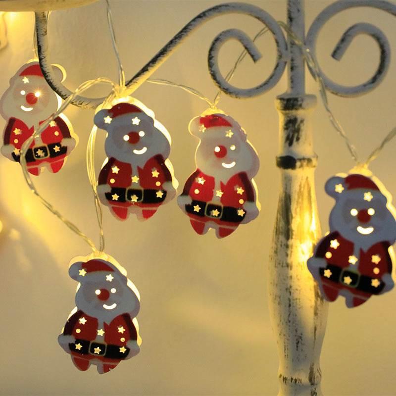 Christmas LED Light String Santa & Snowman Décor - ZA-Zola