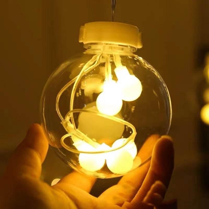 Star Moon Curtain Lights LED Wish Orbs Fairy Lights - ZA-Zola