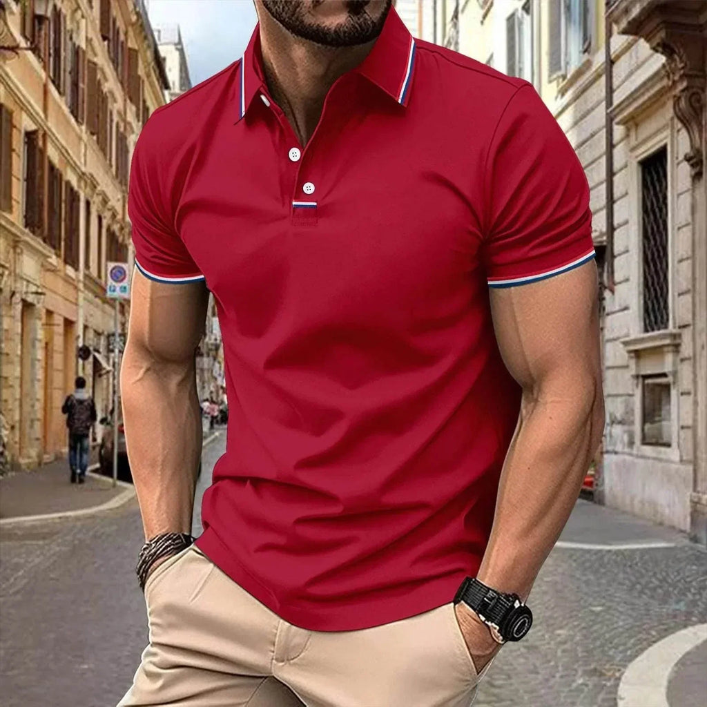 Business Pure Color T-Shirt for Men – Shop Now - ZA-Zola