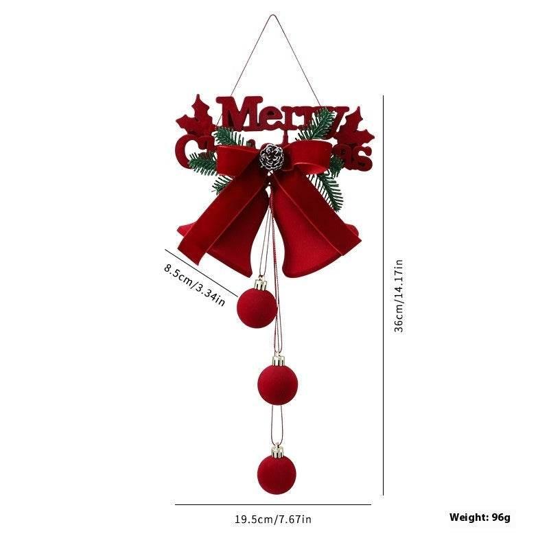Jingling Bell Decorative Pendant | Christmas Window Ornament - ZA-Zola