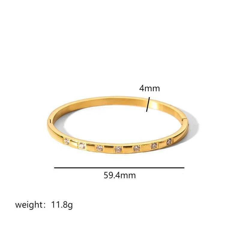 Titanium Steel Star Buckle Bracelet – INS Style - ZA-Zola