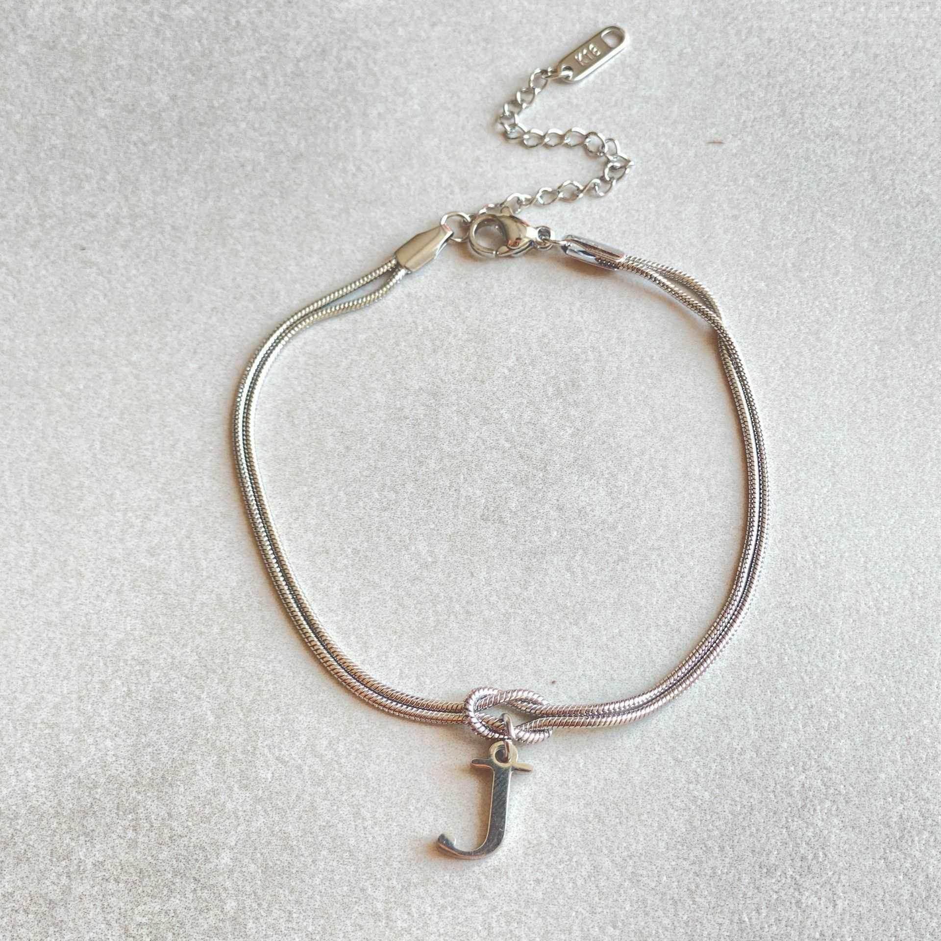 A-Z Love Knot Bracelets | Personalized Jewelry Gift - ZA-Zola