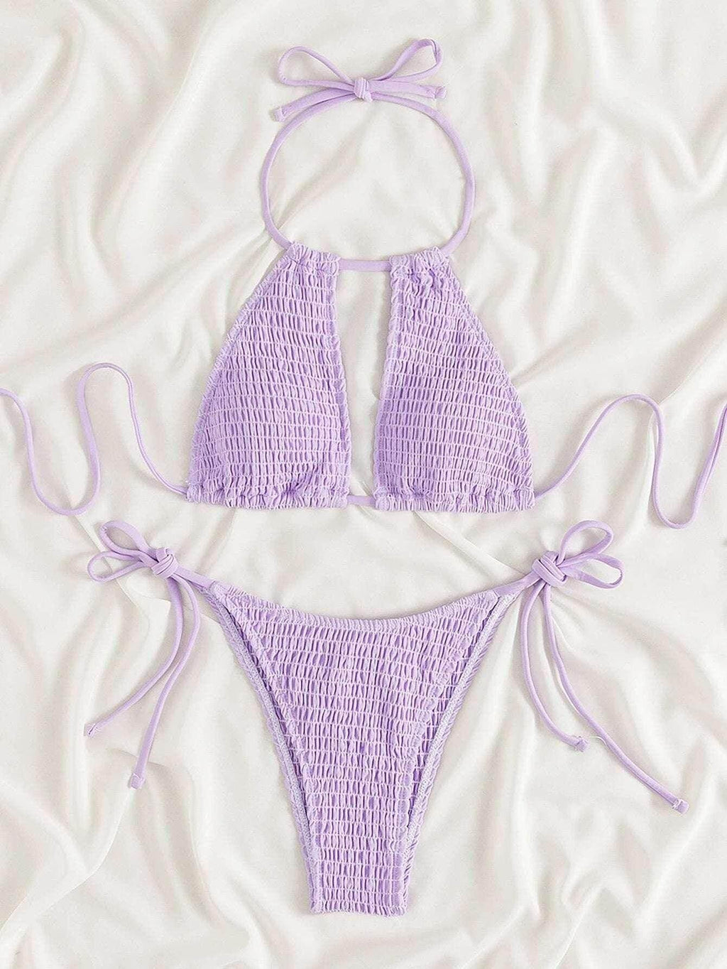 Women’s Two-Piece Split Bikini Set - ZA-Zola