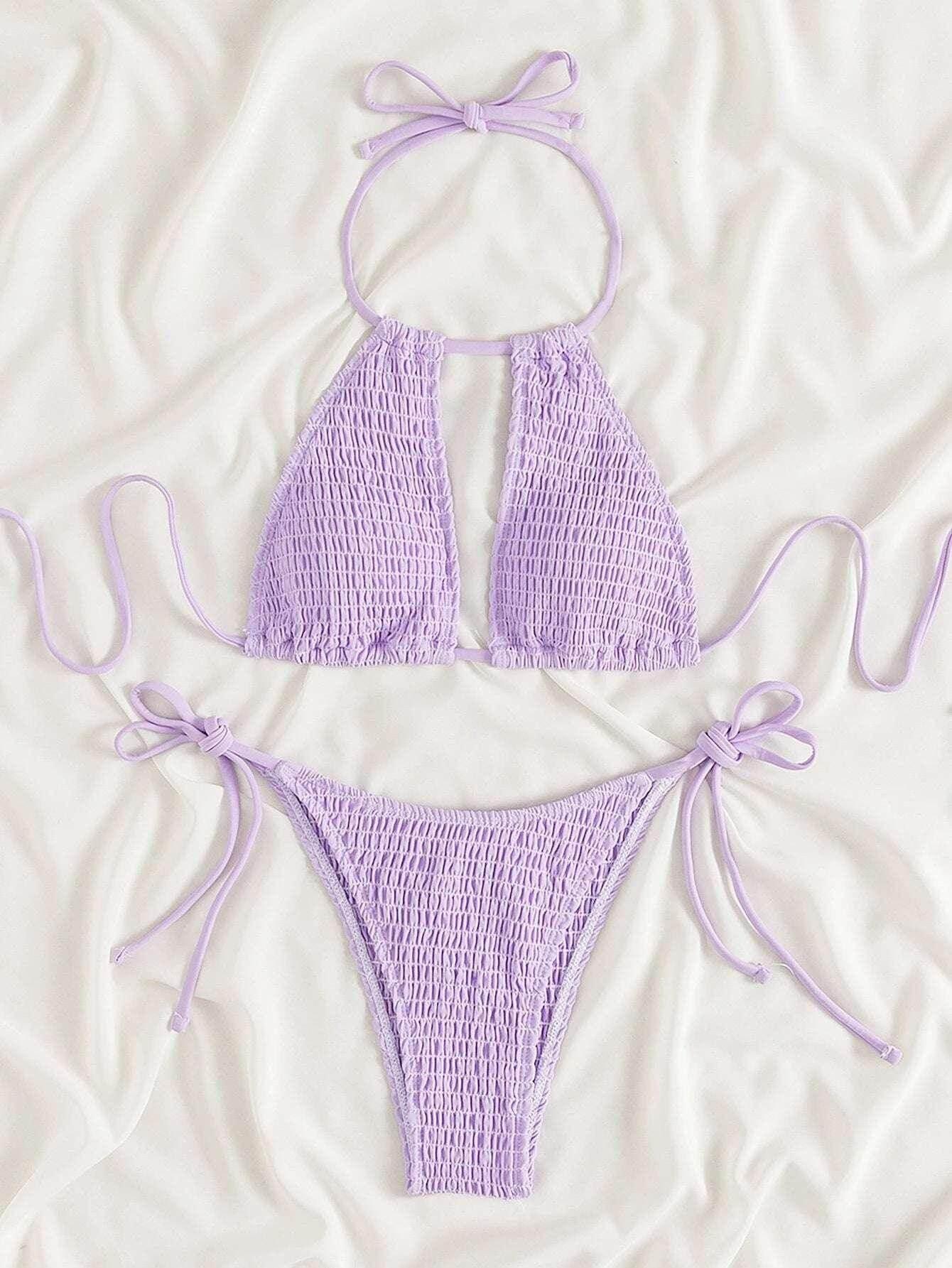 Women’s Two-Piece Split Bikini Set - ZA-Zola