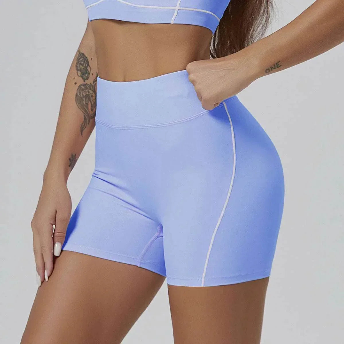 Nude Feel High Elastic Yoga Bra & Pants Set - ZA-Zola