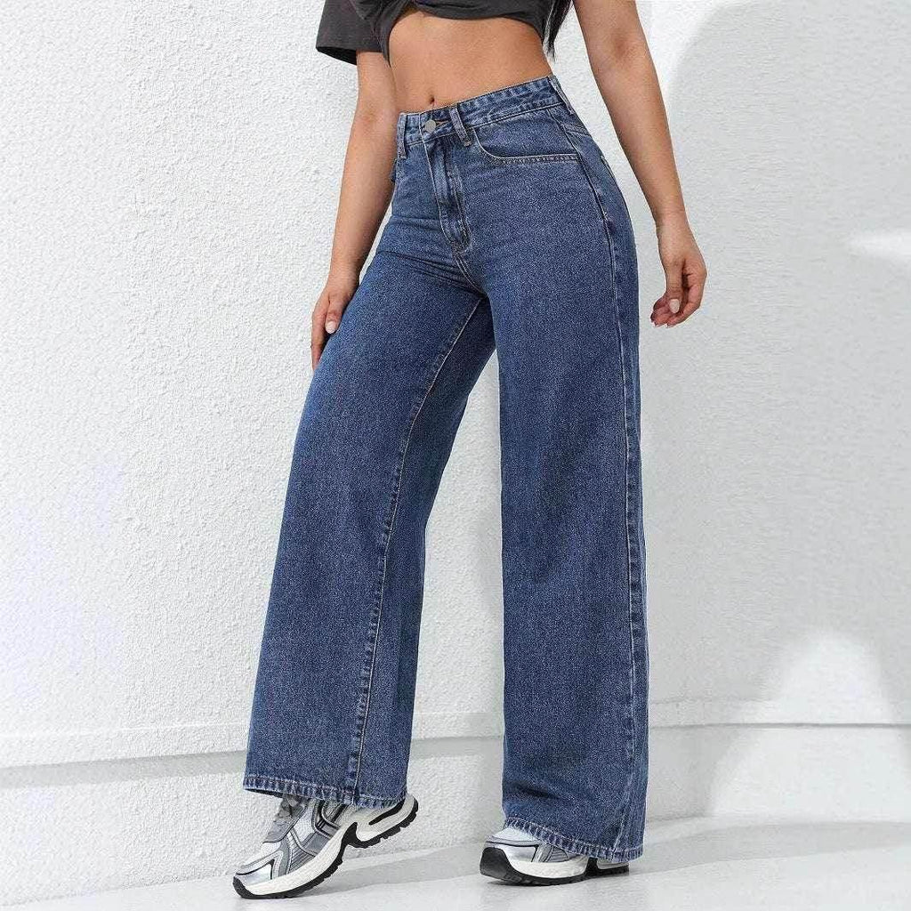 Loose Straight Wide Leg Jeans – Women’s Denim Fit - ZA-Zola