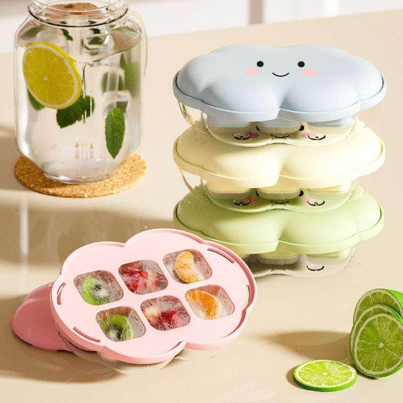 Cloud Press 6-Grid Mini Ice Cube Tray Mold - ZA-Zola