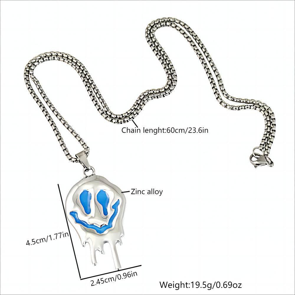 ZA-Zola Ghost Grimace Glowing Halloween Necklace - ZA-Zola