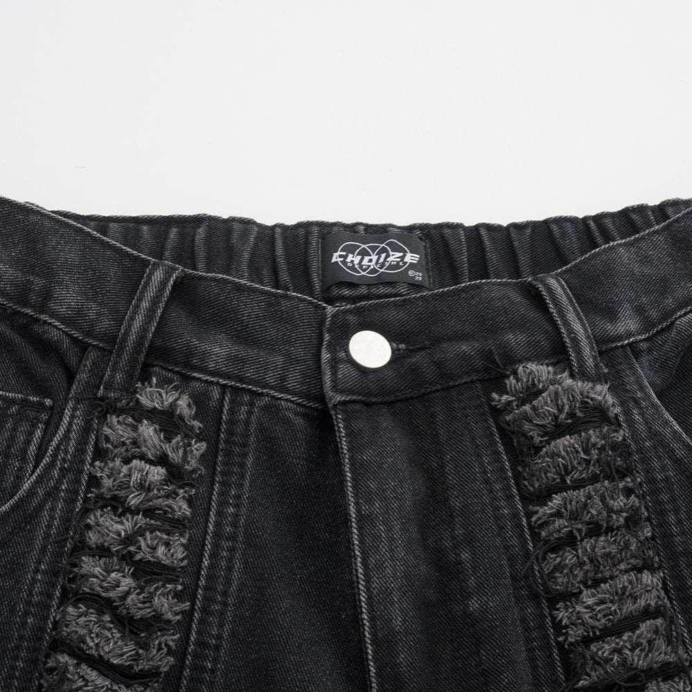 Men's Street Fashion Loose Hole Trousers - ZA-Zola