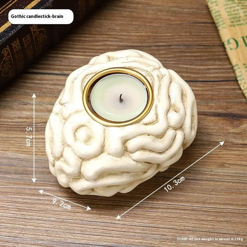 Halloween Gothic Heart Candlestick – Horror Décor - ZA-Zola