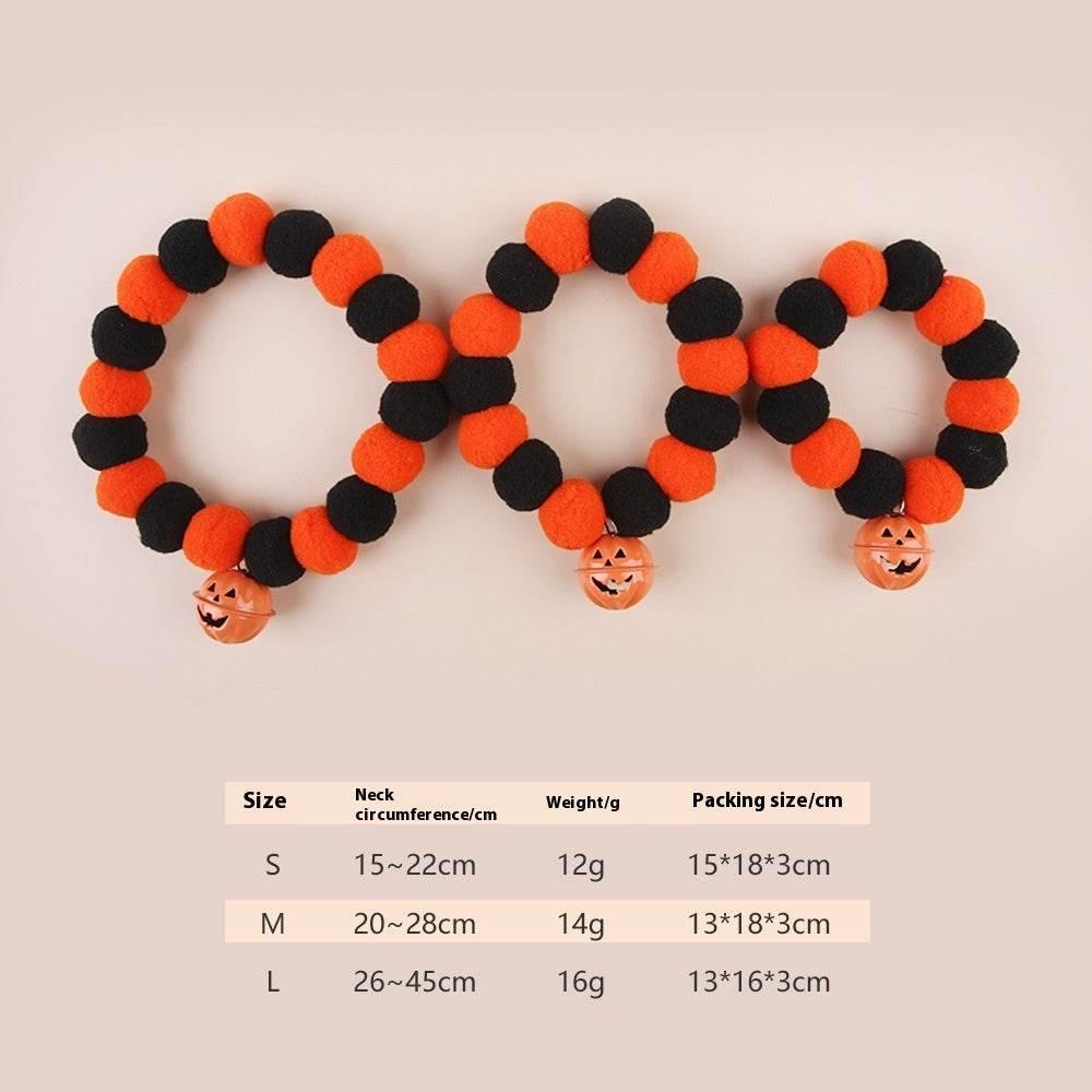 ZA-Zola Halloween Naughty Cat Pumpkin Collar - ZA-Zola