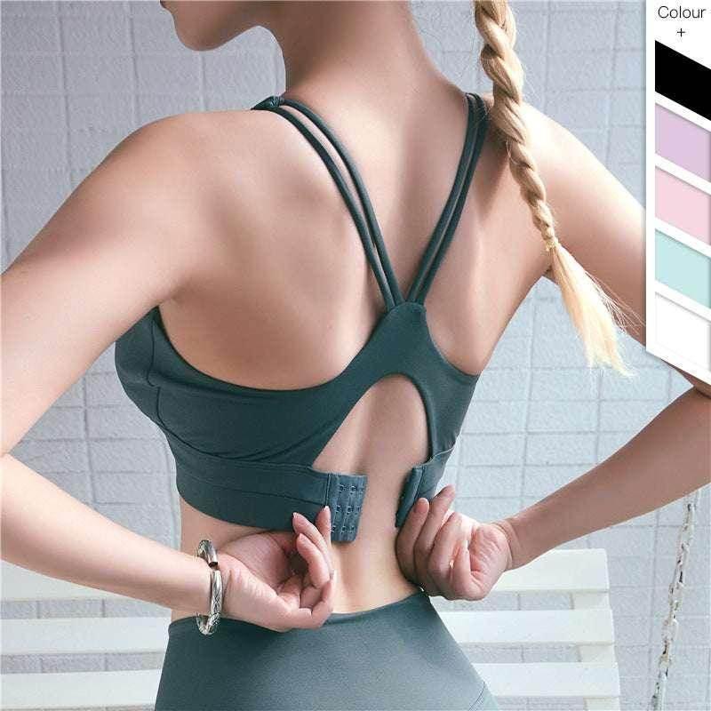 Adjustable Back Sports Bra - Supportive & Stylish - ZA-Zola